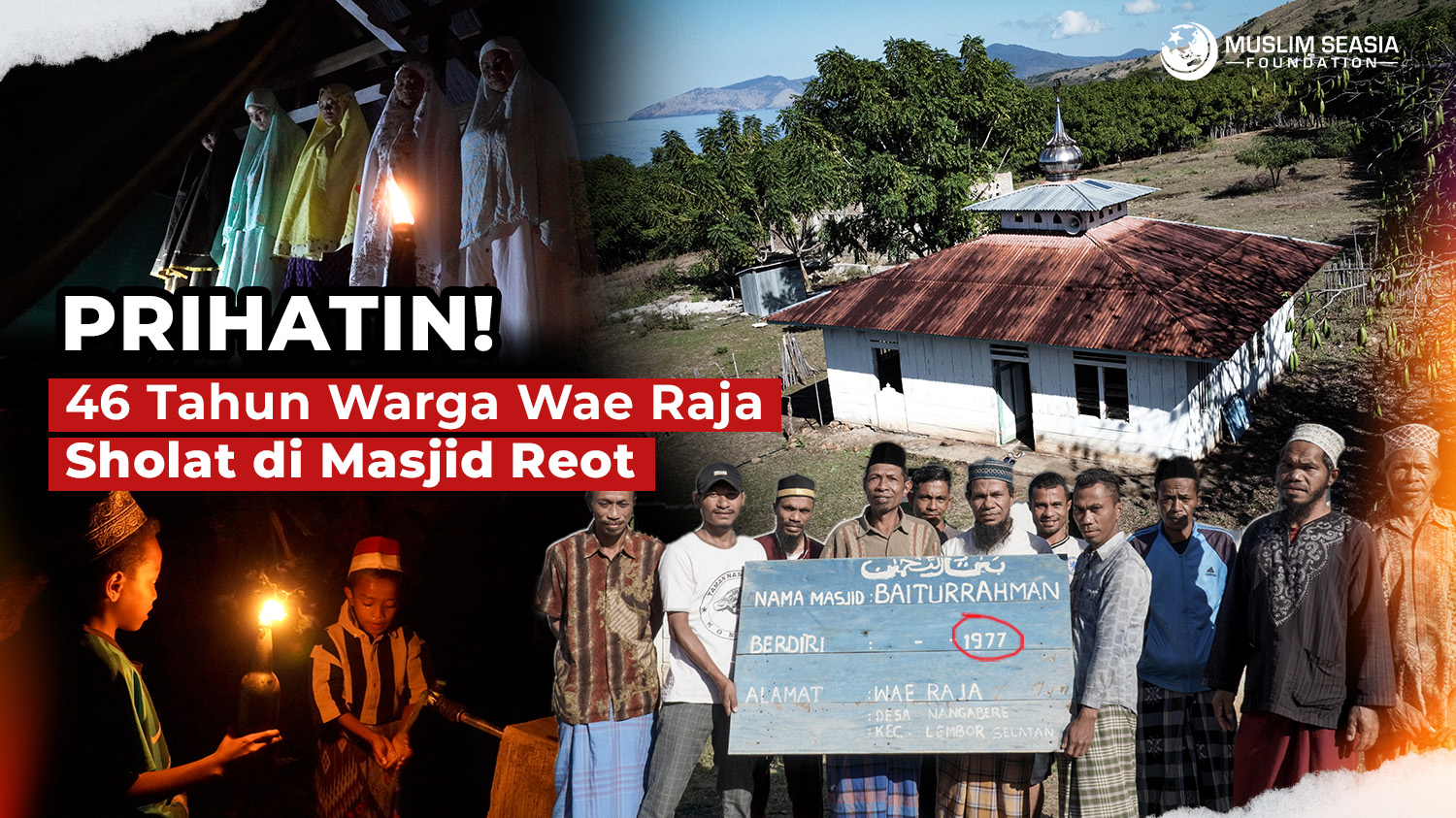 Selamatkan 1 Masjid Paling Ujung di Pulau Flores