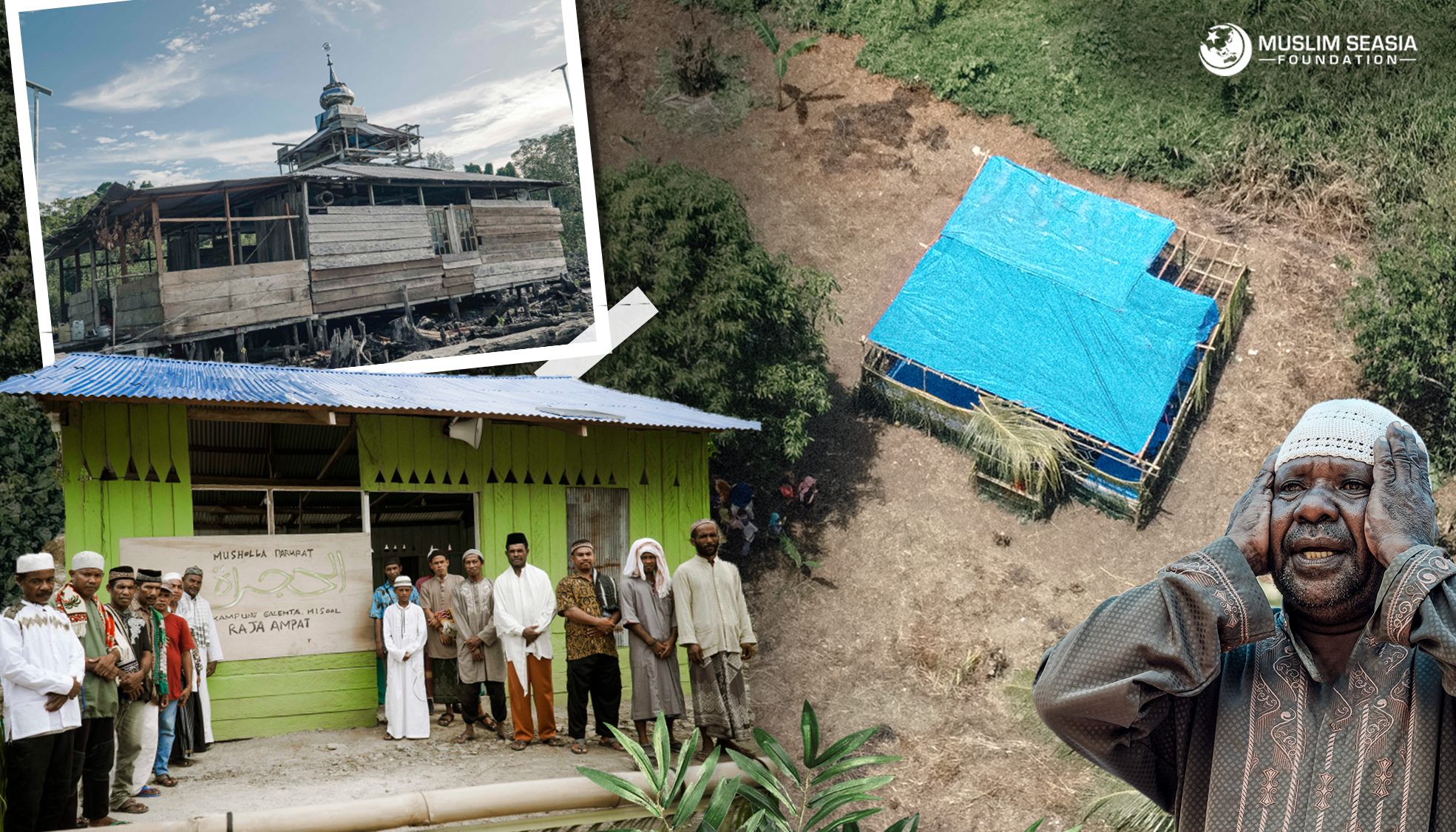 Bangun Masjid Layak untuk Muslim di Pedalaman Papua