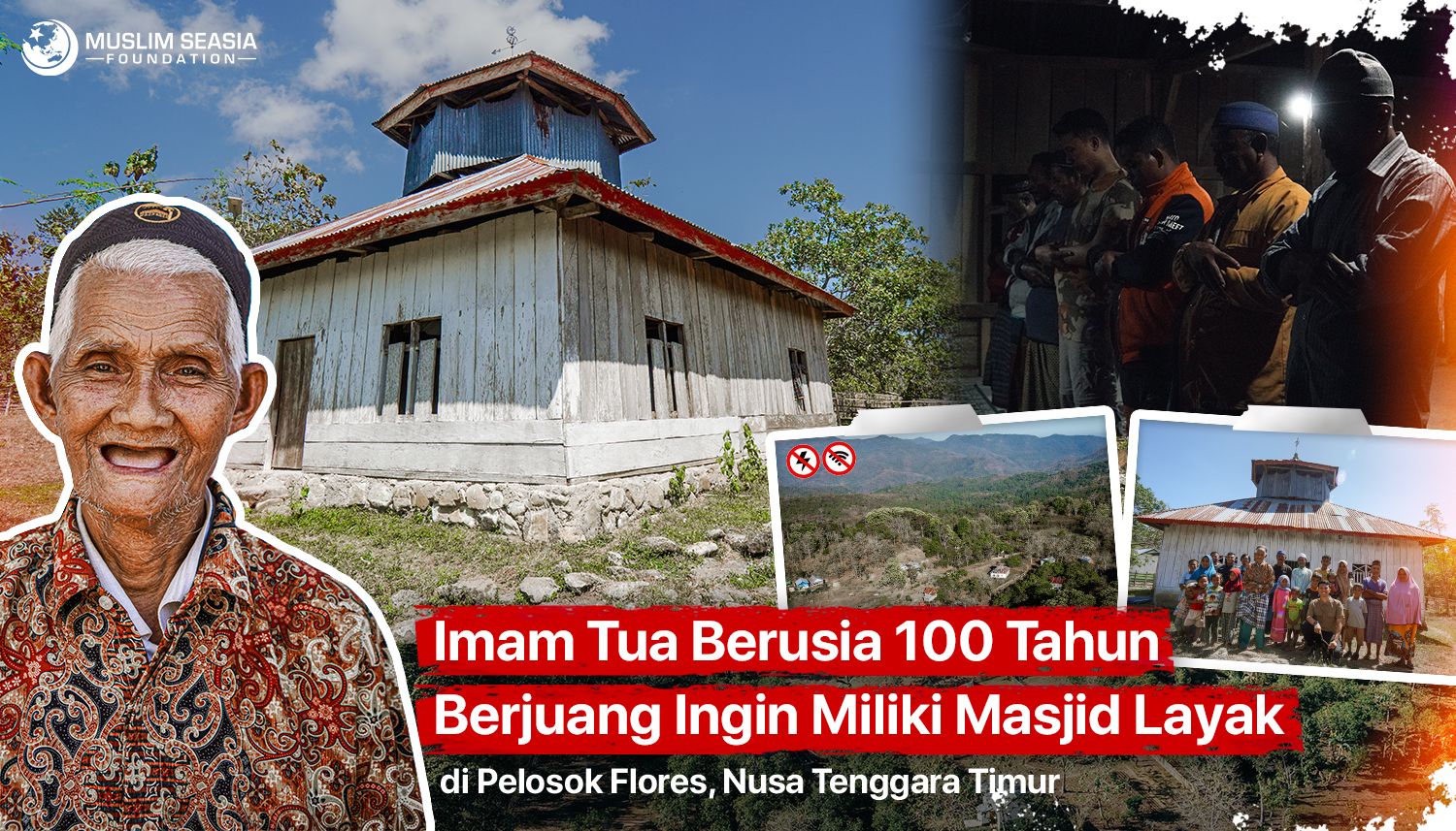 Alirkan Pahala Bangun Masjid di Pelosok NTT