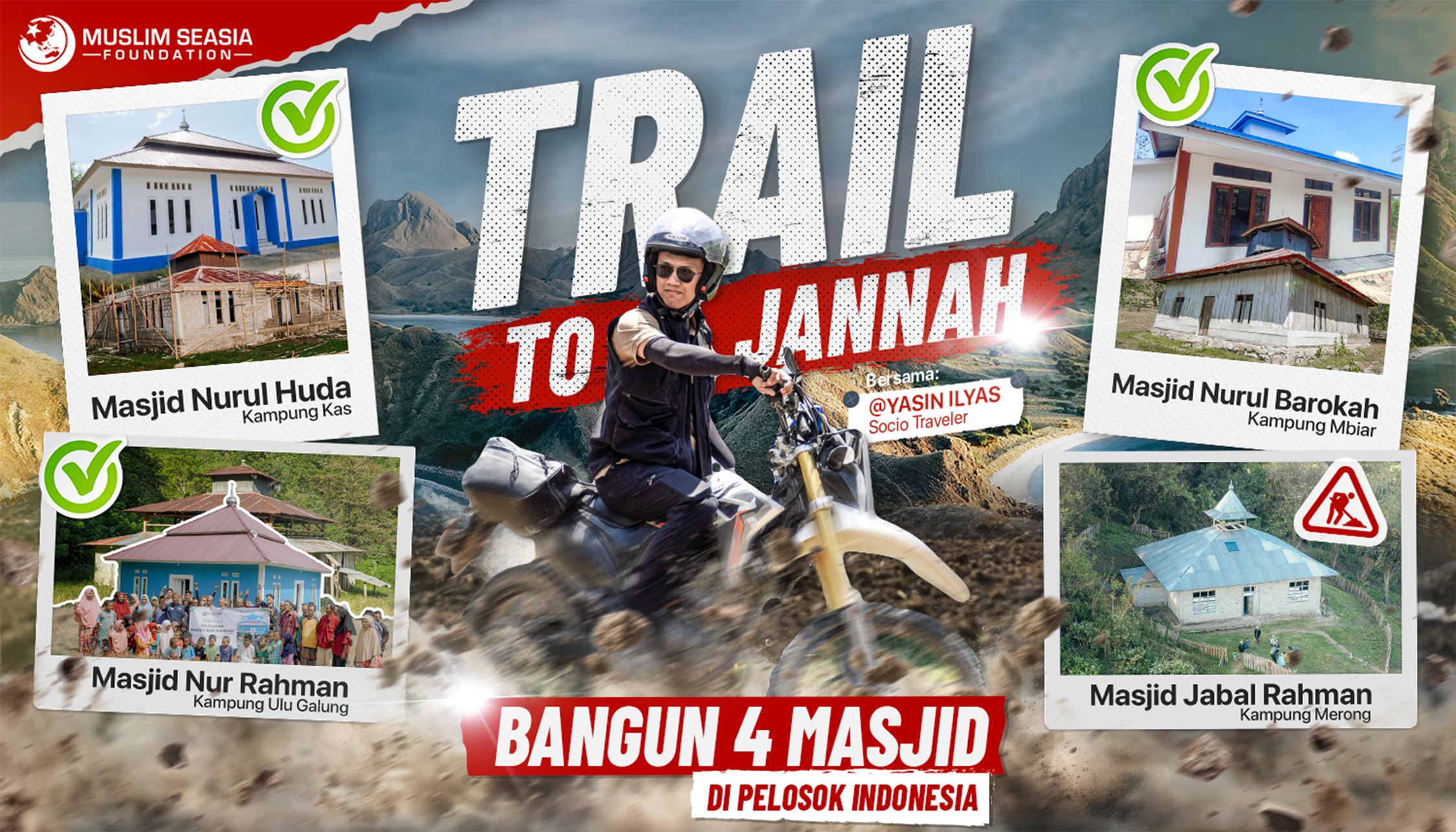 Amal Jariyah Bangun 4 Masjid di Pedalaman NTT 🇮🇩