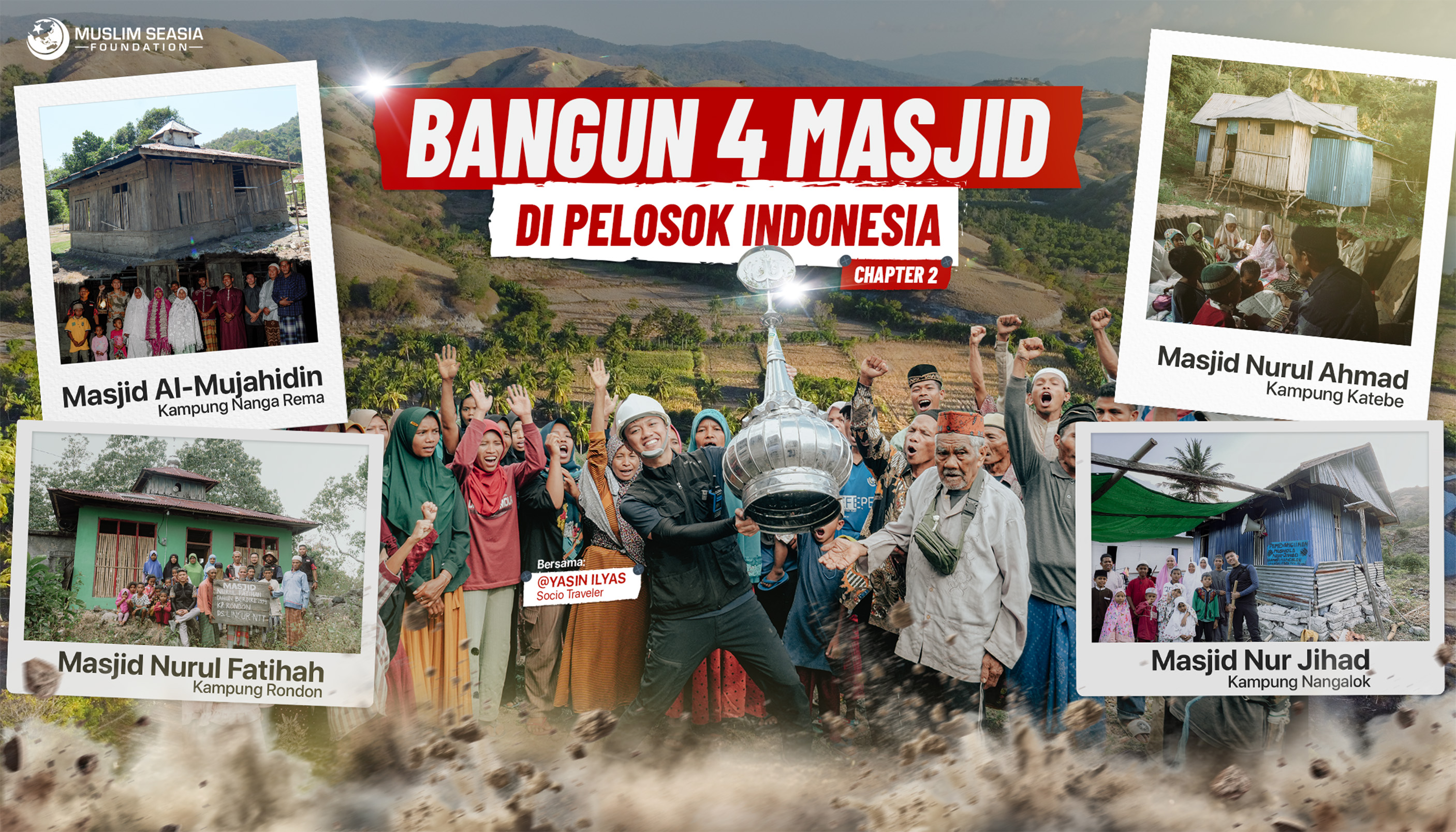 Pahala Jariyah Bangun 4 Masjid di Indonesia Timur 🇮🇩