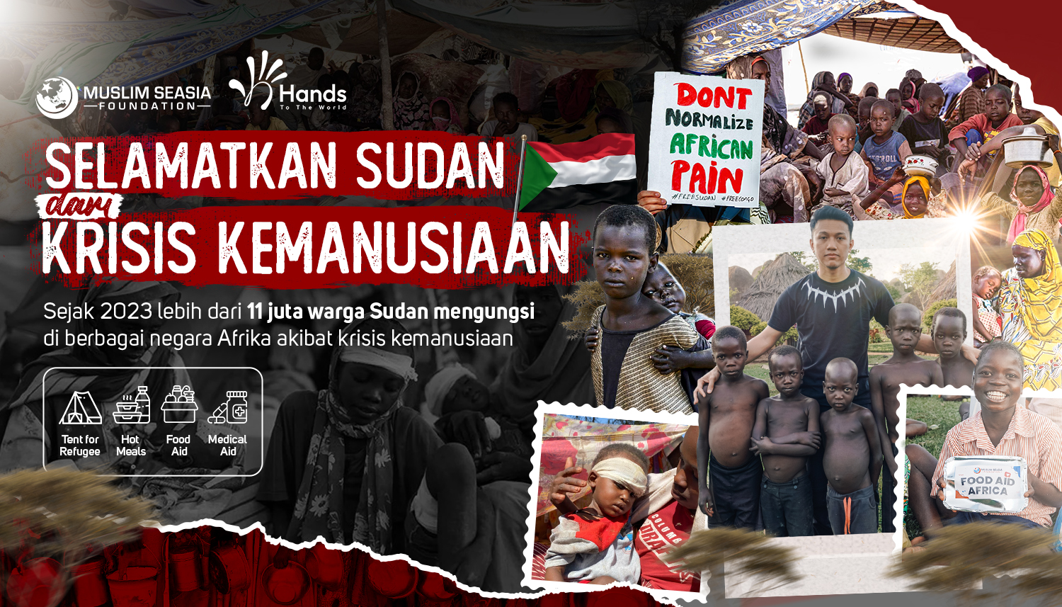 Kirimkan Bantuan Kemanusiaan untuk Sudan 🇸🇩