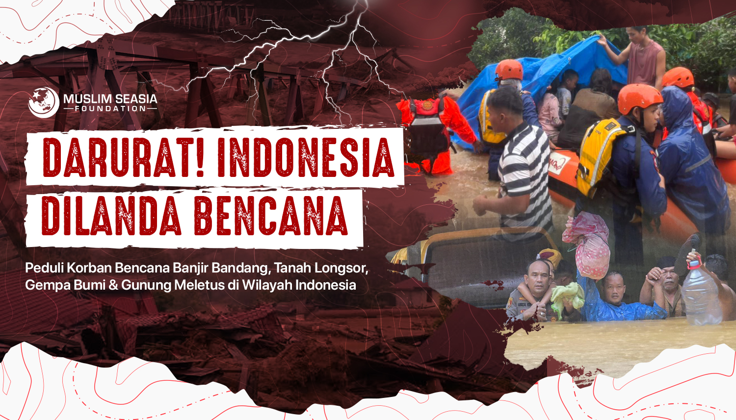 Aksi Peduli Korban Bencana di Indonesia 🇮🇩
